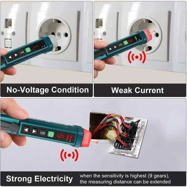 Detecteur de Tension sans Contact Reglable