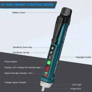 Detecteur de Tension sans Contact Reglable
