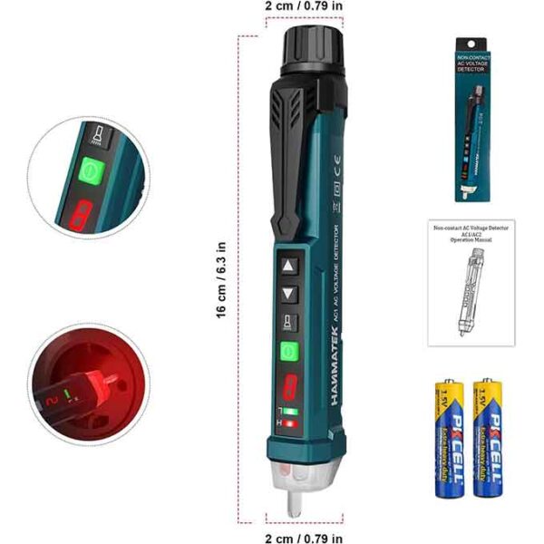 Detecteur de Tension sans Contact Reglable