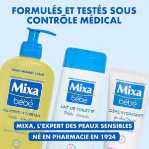 Gel douche bebe Mixa Lait corps bebe Mixa Creme hydratante bebe Mixa