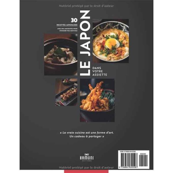 Livre de recettes Japonaises Saveur authentique