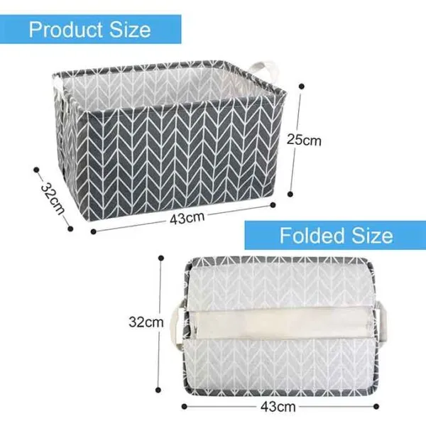 Panier a linge, panier de Rangement Pliable