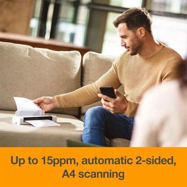 Scanner Mobile WiFi - A4 Recto-Verso - Batterie Intégrée