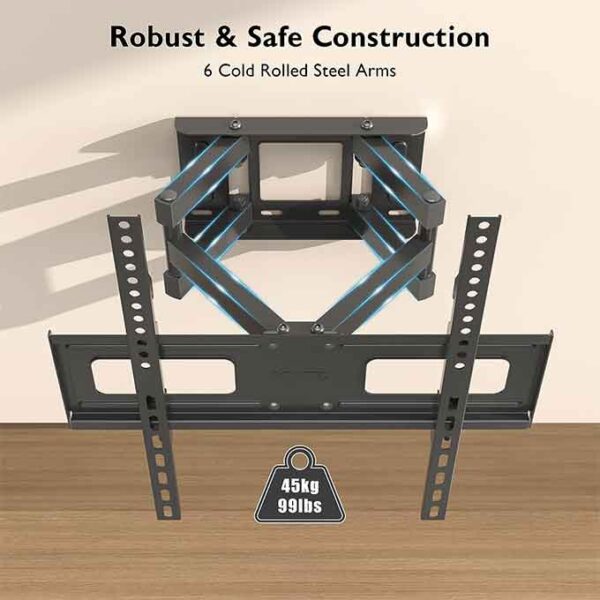 Support Mural TV Orientable Inclinable